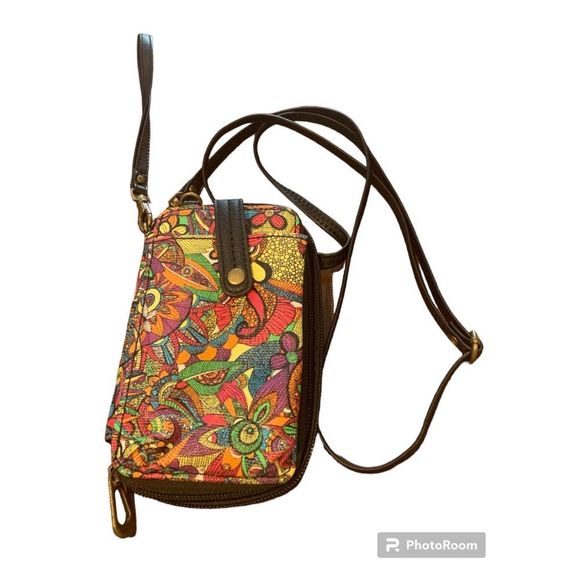 Sakroots Smartphone Crossbody Wristlet Phone Case Wallet - Picture 2 of 6
